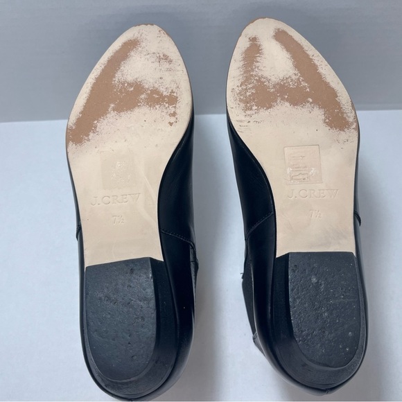 J. Crew Black Leather Chelsea Boot Size 7.5 - Picture 7 of 7